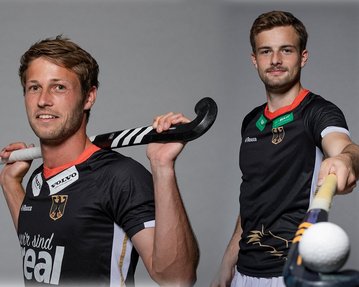 Paul-Philipp Kaufmann (Immobilien- und Facility Management) und Justus Weigand (BWL)reisen mit dem deutschen Hockey-Kader nach Tokio.