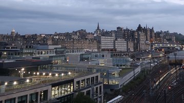 Panoramabild von Edinburgh